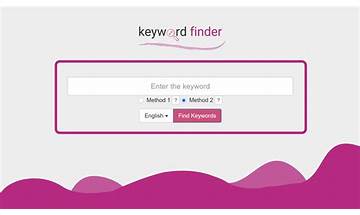 Keywords Generator for Windows - Download it from Habererciyes for free